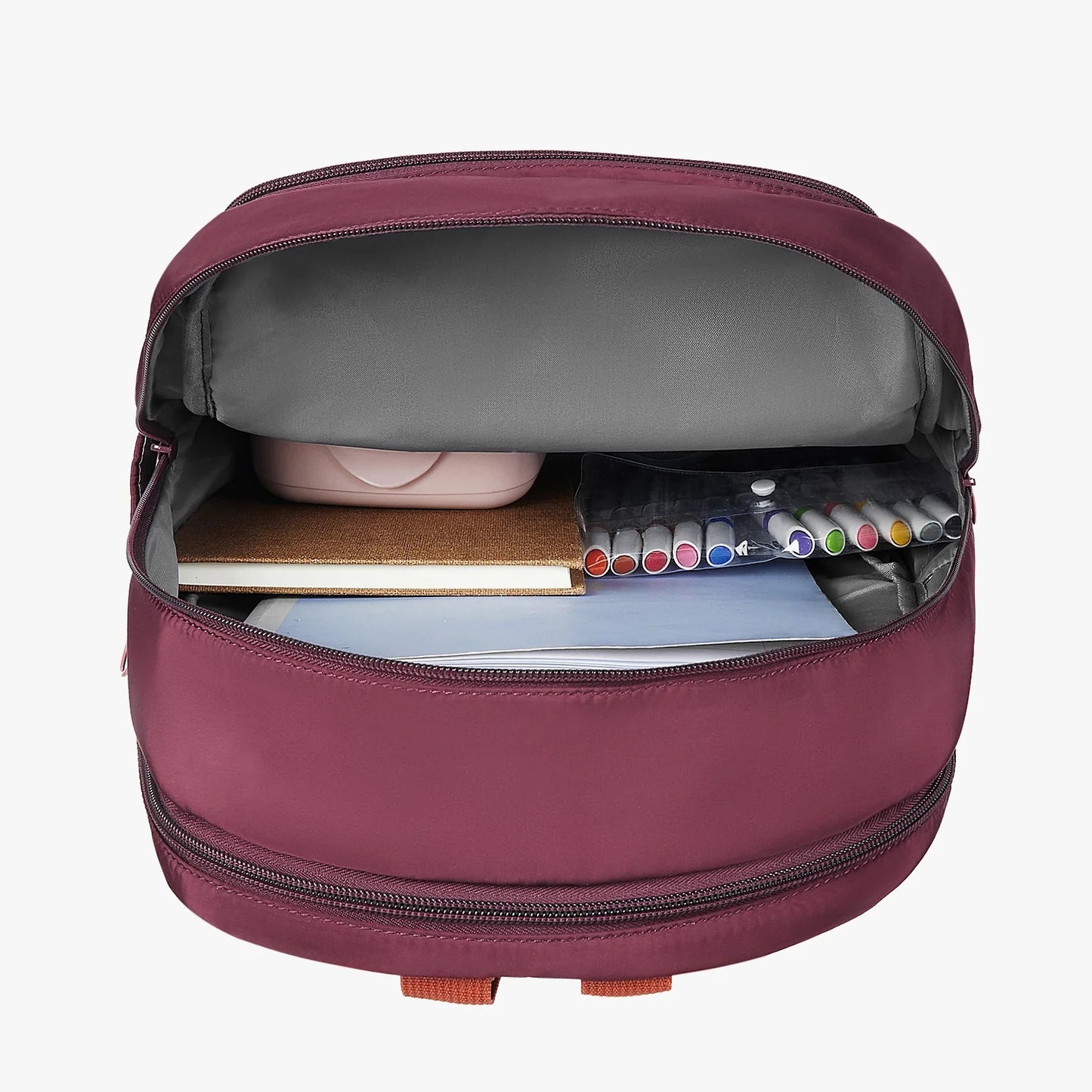 Genie Maple 21L Wine College Backpack With Laptop Sleeve