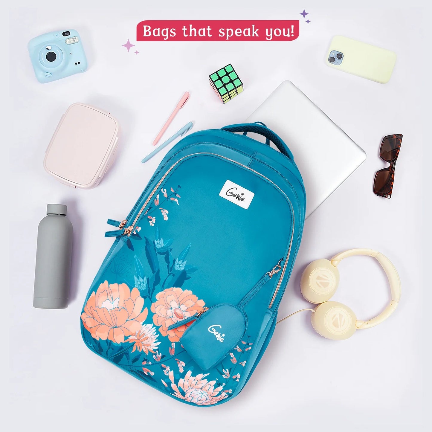 Genie Lovelace 36L Dark Green School Backpack