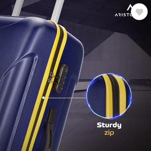 Slantz by Aristocrat – 66cm 8-Wheel Spinner Luggage with Combination Lock