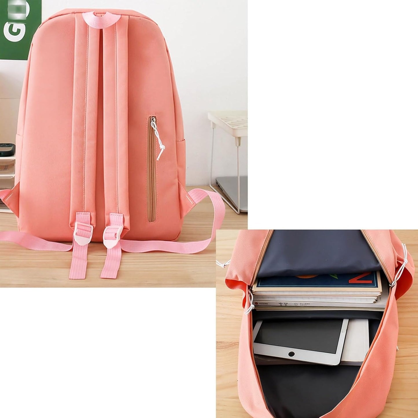 Cute Girls School Backpack Set – Large Capacity, Waterproof & Lightweight | 5 PC COMBO