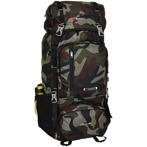 Army Print Camoflauge Trekking Bag, 65Ltr M Masco