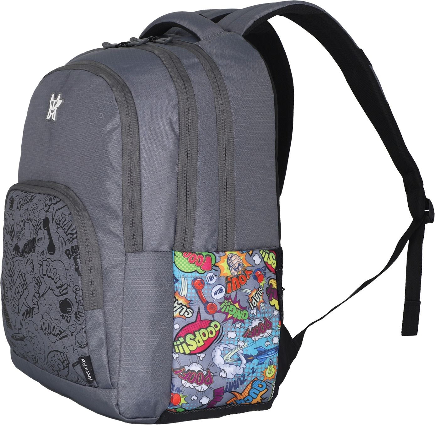 Arctic Fox Comic Dark Denim & Black Backpack