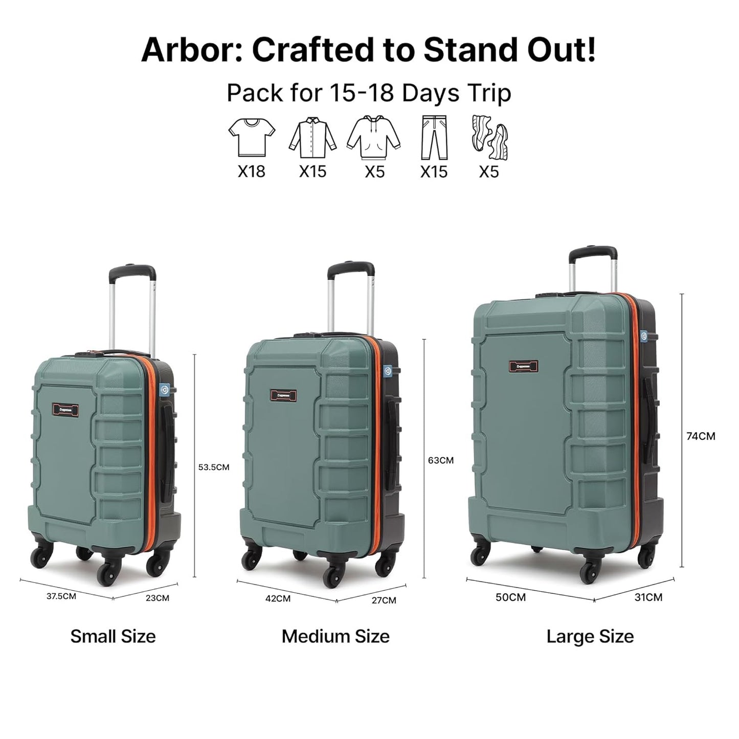 Uppercase Arbor 3pc set (S+M+L)