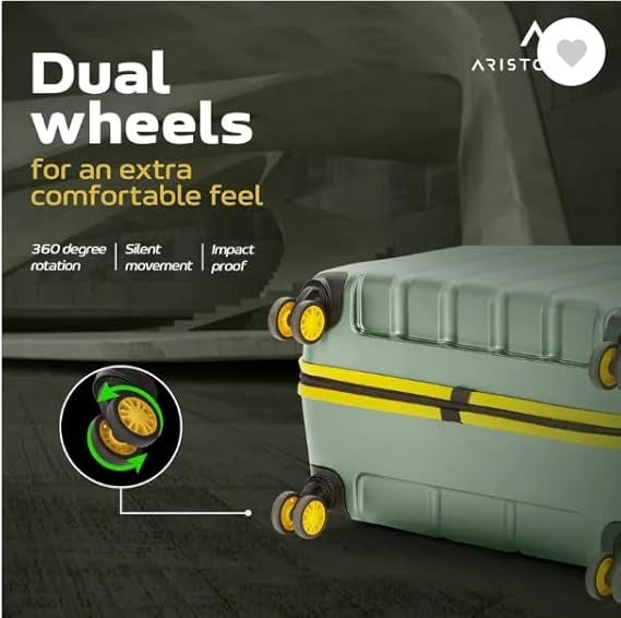 Slantz by Aristocrat – 66cm 8-Wheel Spinner Luggage with Combination Lock