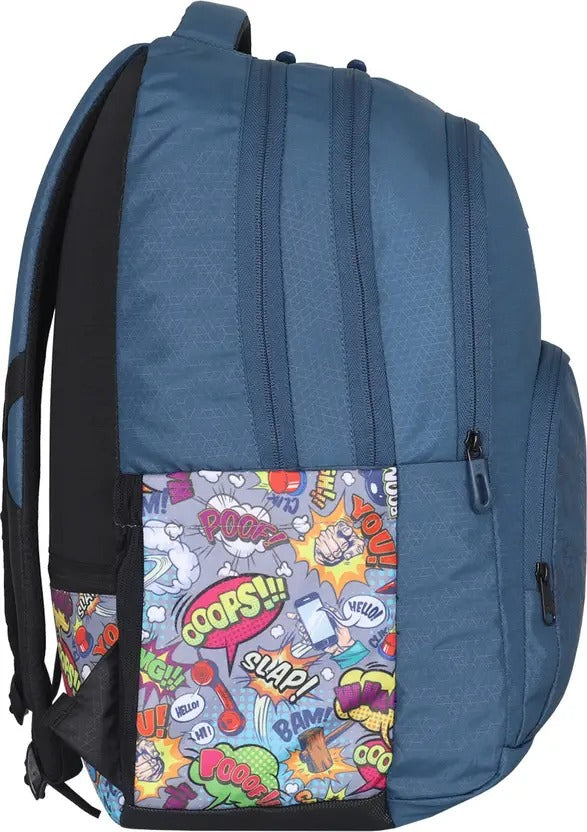 Arctic Fox Comic Dark Denim & Black Backpack