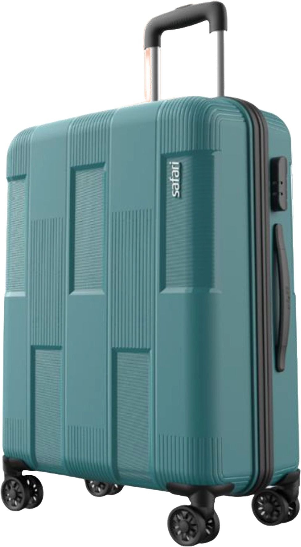 Safari Club 8W Polypropylene Luggage Set of 3 – Teal