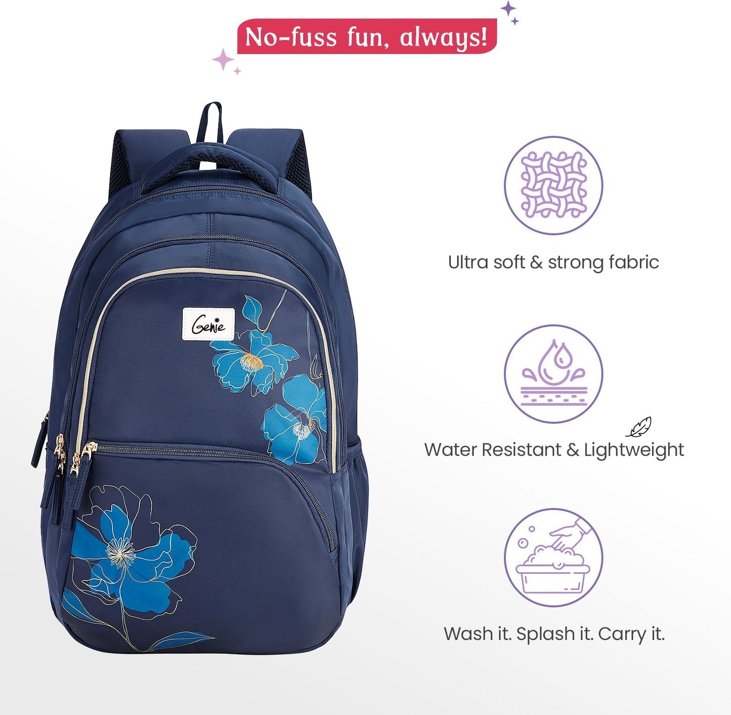 Large 36 L Laptop Backpack GLEAM (Blue)