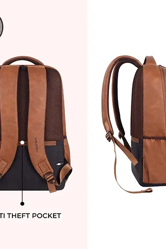 Gear Classic 2 faux leather laptop backpack 31L