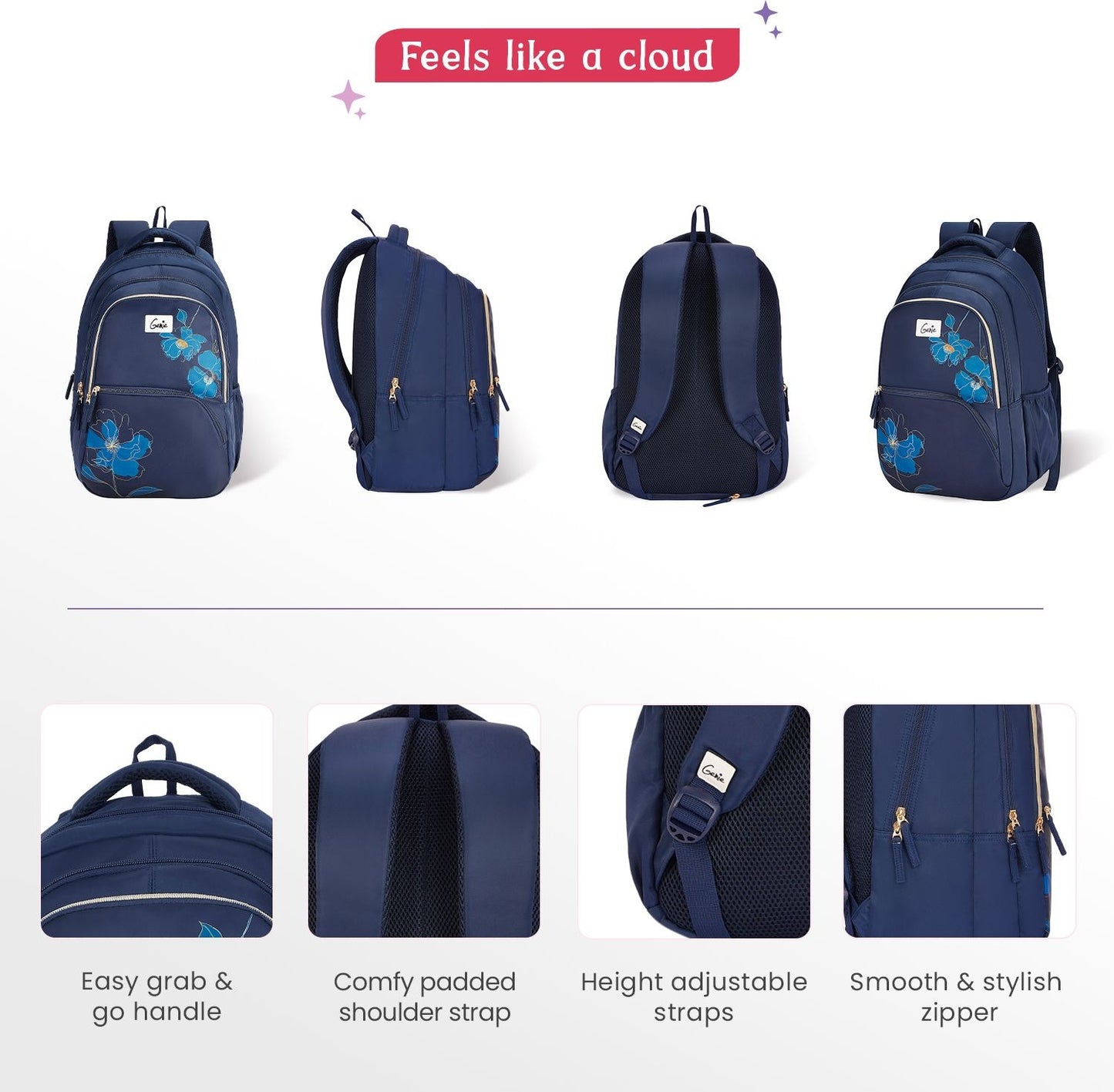 Large 36 L Laptop Backpack GLEAM (Blue)