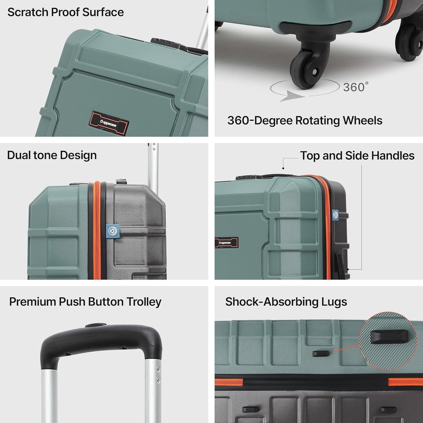 Uppercase Arbor Large Sustainable Hardside Luggage