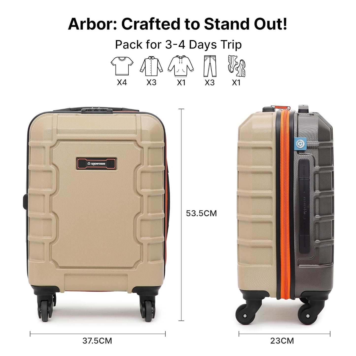 Uppercase Arbor Cabin Sustainable Hardside Luggage