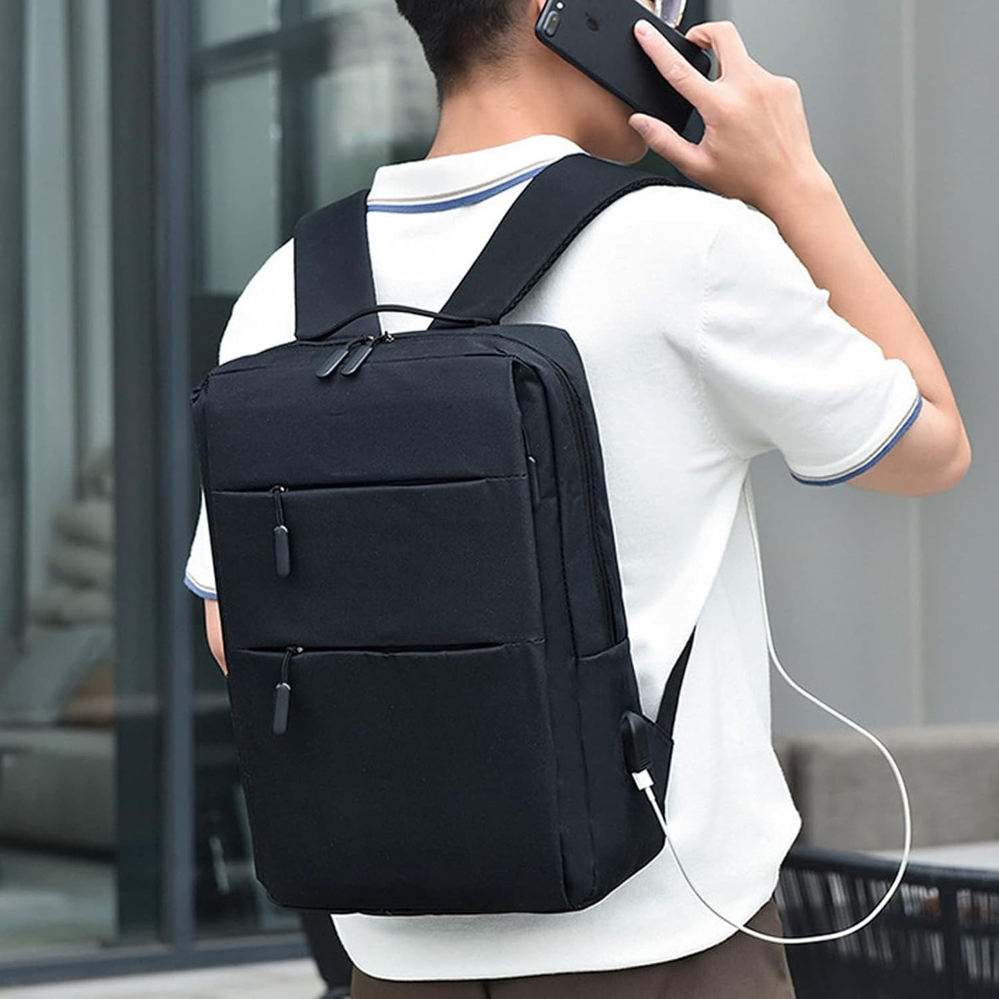 Office & Business Laptop Backpack with USB Charging Port – Fits 15.6" Laptop | Vivo Backpack