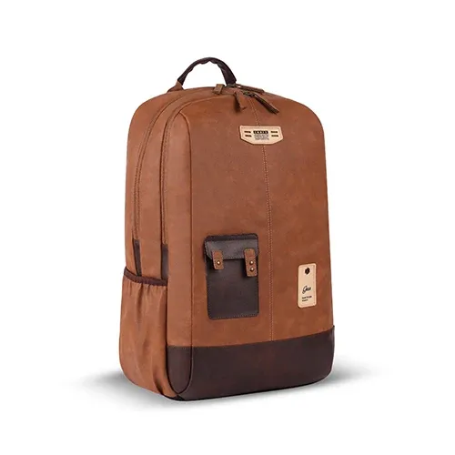 Gear Classic 2 faux leather laptop backpack 31L