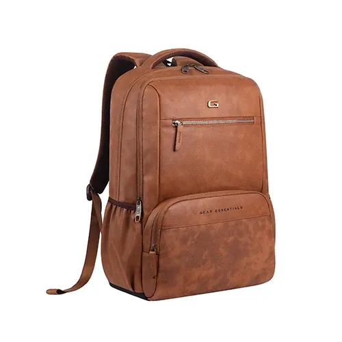 Gear Heritage Faux Leather Laptop Backpack 30L