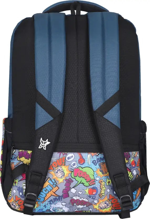 Arctic Fox Comic Dark Denim & Black Backpack