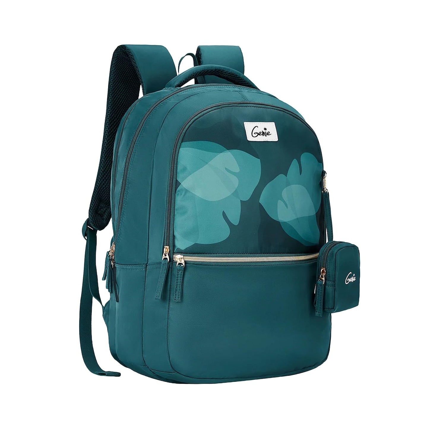 Genie ESTHER School Backpack for Girls |19 In-36 Ltr with Three Compartments, Side Pockets and Light Weight with Padded Shoulders