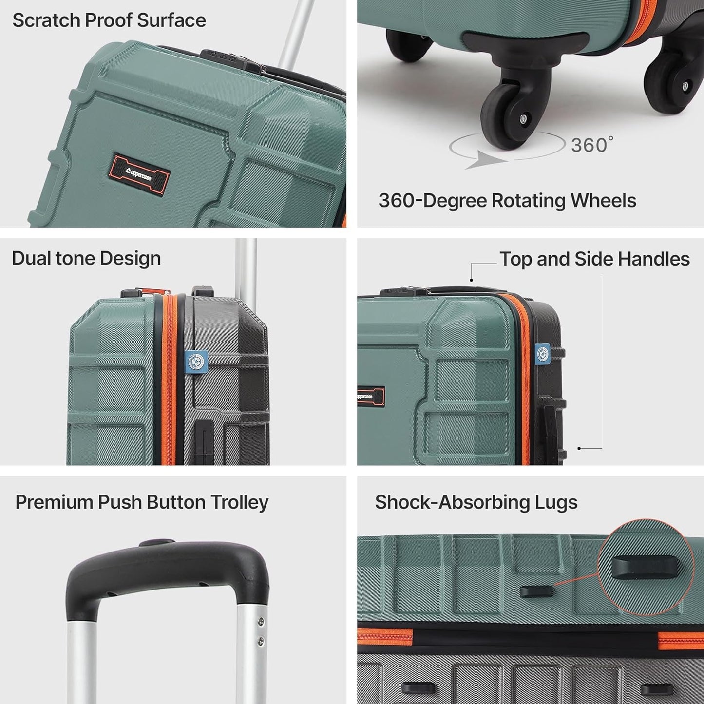 Uppercase Arbor Large Sustainable Hardside Luggage