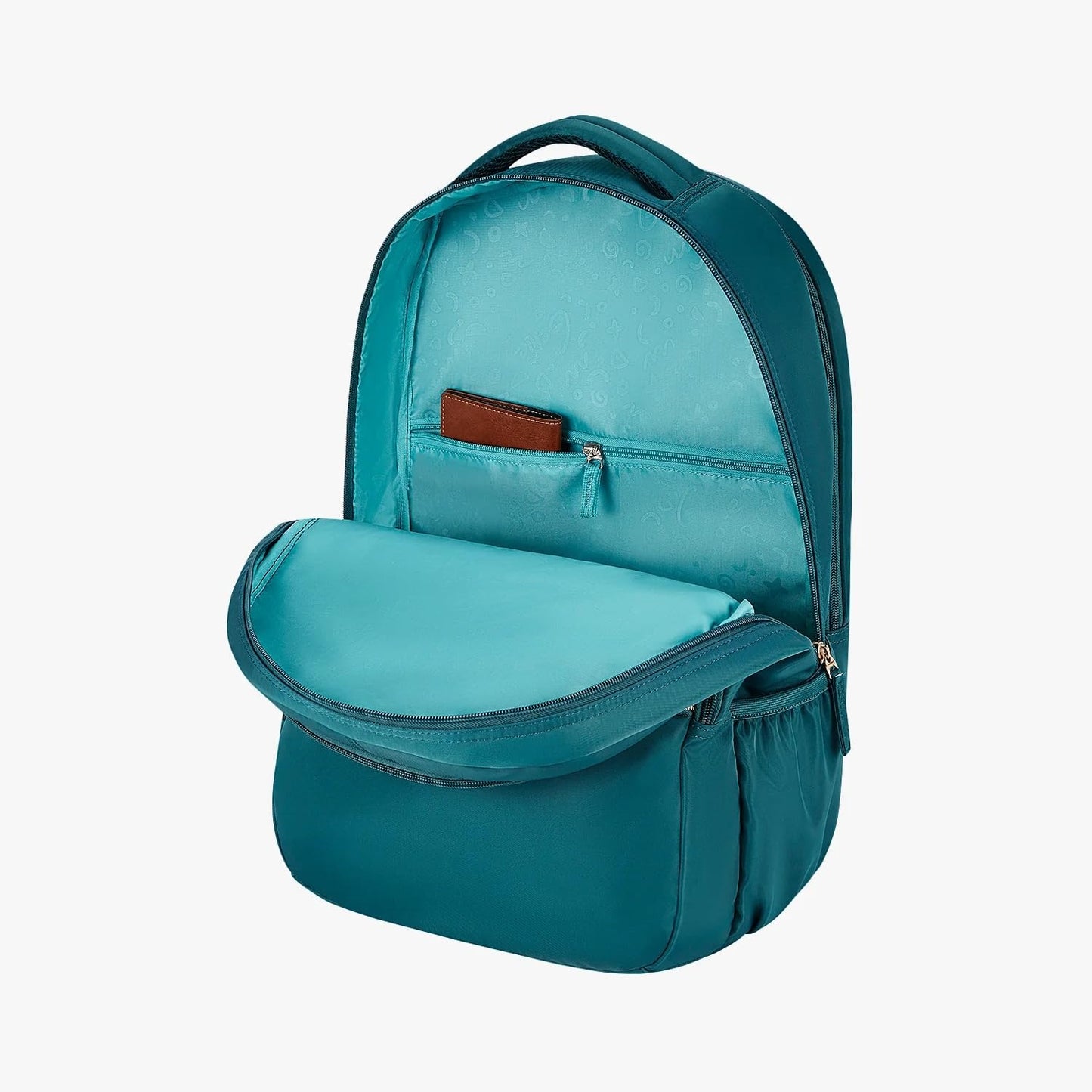 Genie ESTHER School Backpack for Girls |19 In-36 Ltr with Three Compartments, Side Pockets and Light Weight with Padded Shoulders