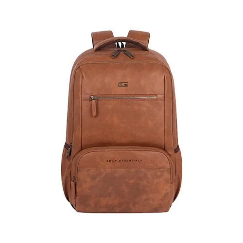 Gear Heritage Faux Leather Laptop Backpack 30L