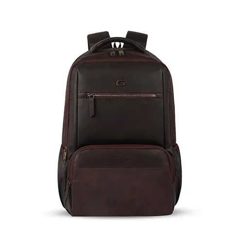 Gear Heritage Faux Leather Laptop Backpack 30L
