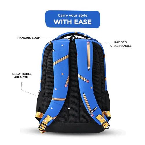 Shuffle 17" Backpack – Blue-Black Gear