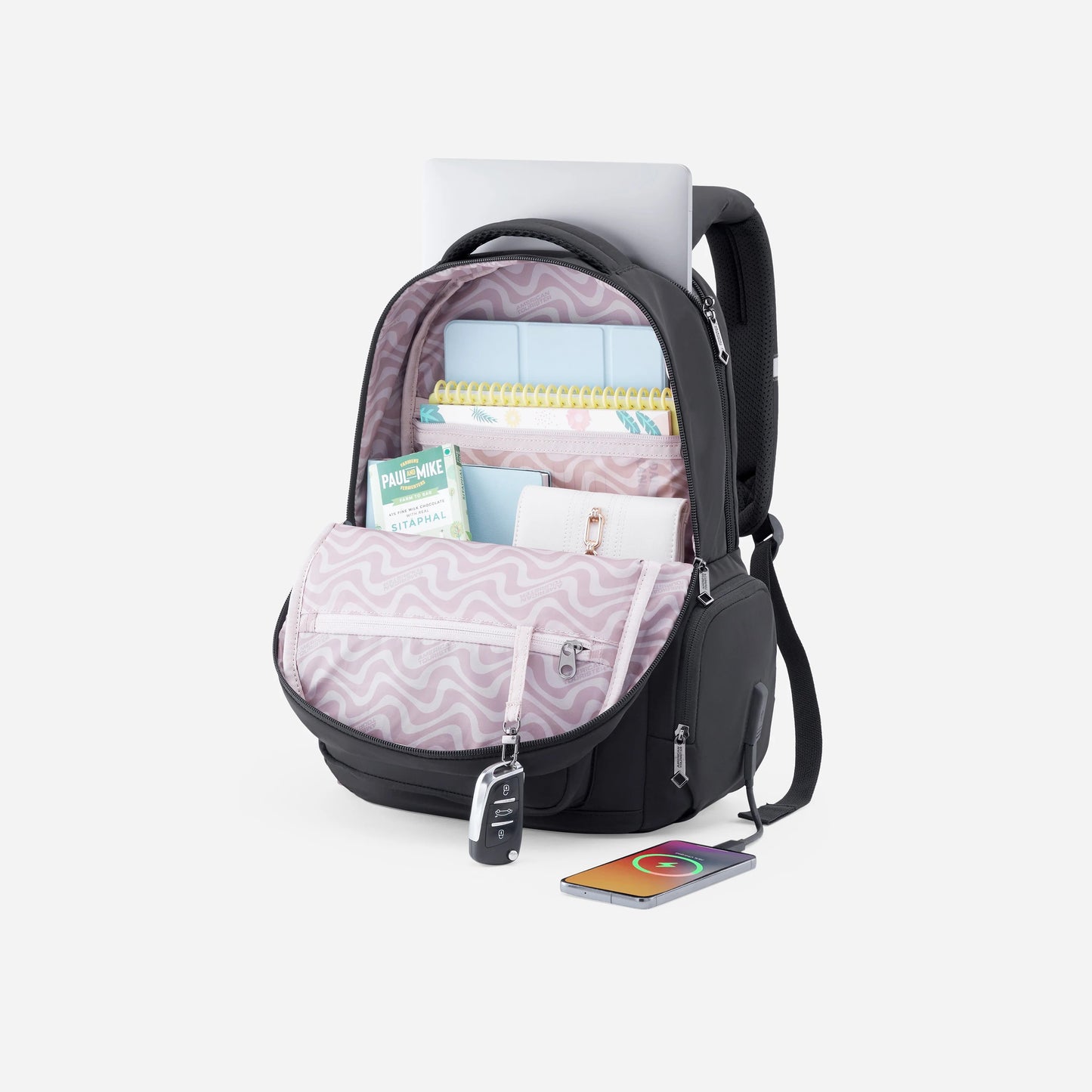American Tourister Paisley Calista Backpack – 19L Lightweight Polyester