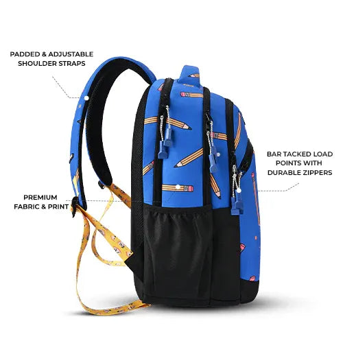Shuffle 17" Backpack – Blue-Black Gear