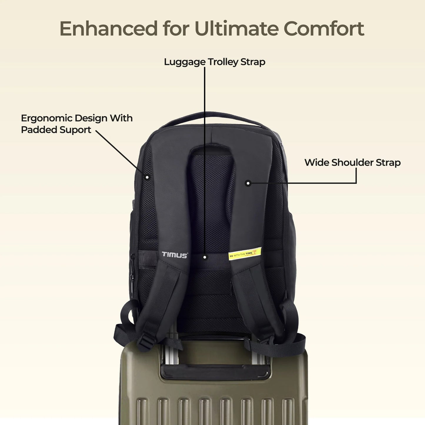 Timus Madrid Laptop Backpack For Men & Women