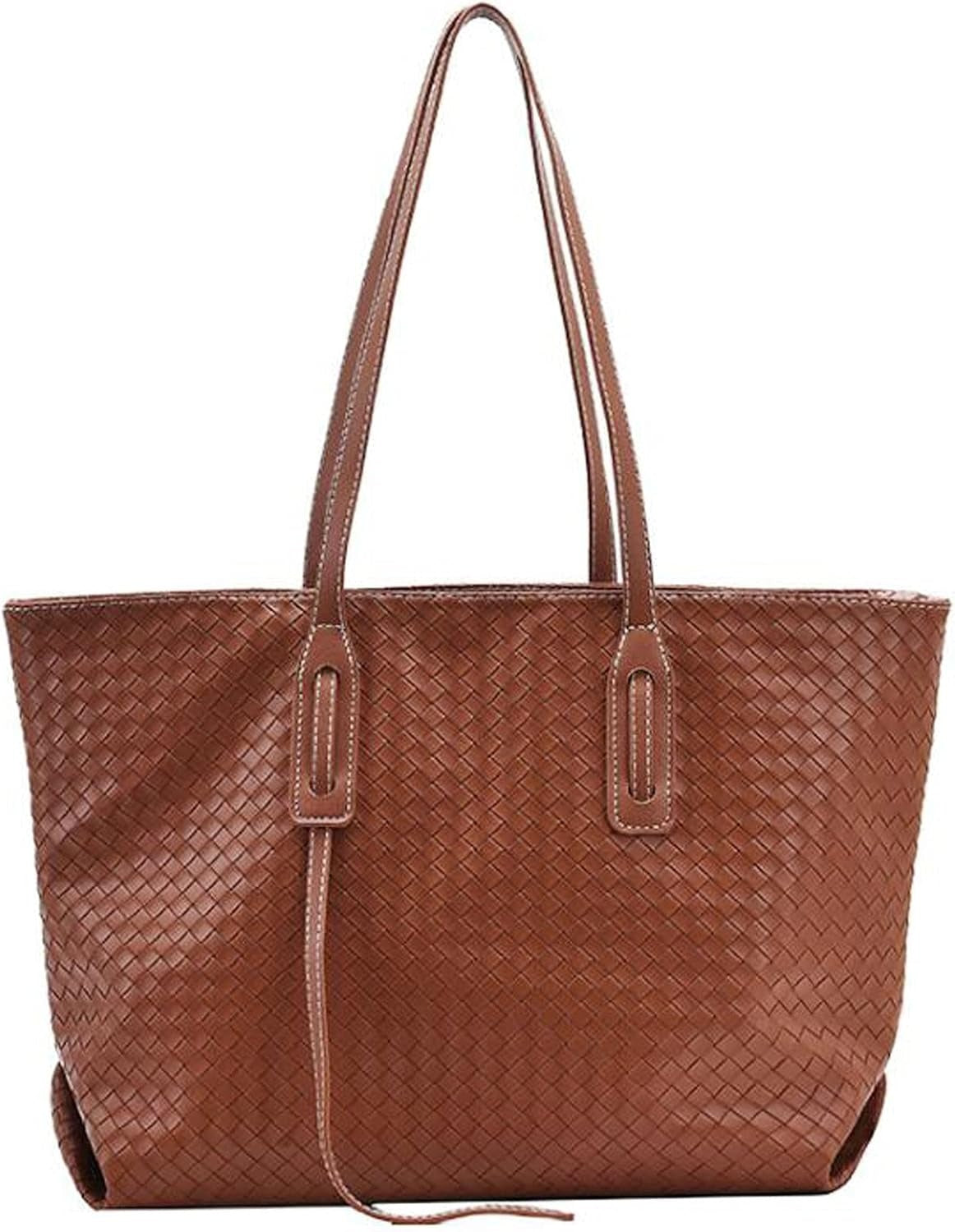 Trendy Large Capacity Women’s Handbag (Beige, Black, Brown)