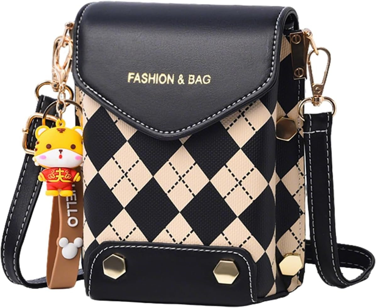 Mini Crossbody Phone Sling Bag | PU Leather Mobile Purse for Women