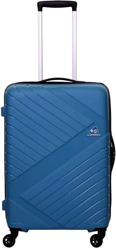 Hard Body Set of 3 Luggage 4 Wheels - Kamiliant Kam-Wayfarer Set of 3 Trolley Bags 55 Cm, 68 Cm & 75 Cm 4W Spinner - Navy Blue