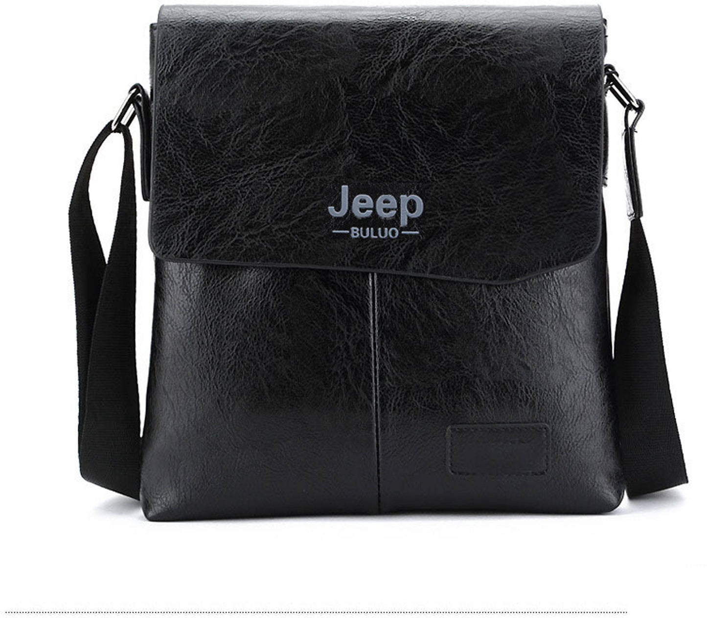 Jeep BULUO Man Leather Messenger Bag Male Cross Body Shoulder Business Bags For Men