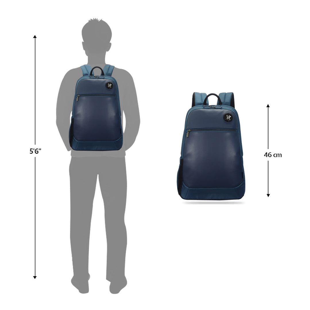 Arctic Fox Zinc Deep Dive Polyester 15 inch Laptop Backpack, 27 L