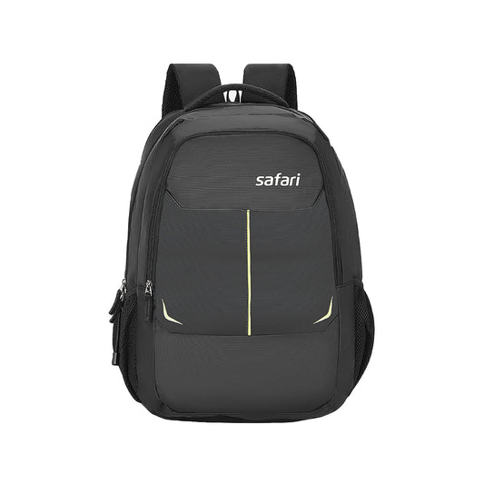 Safari Delta Plus Laptop and Raincover School backpack - Black