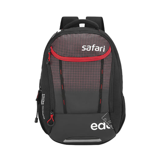 Safari Expand 2 Laptop and Raincover School backpack - Black