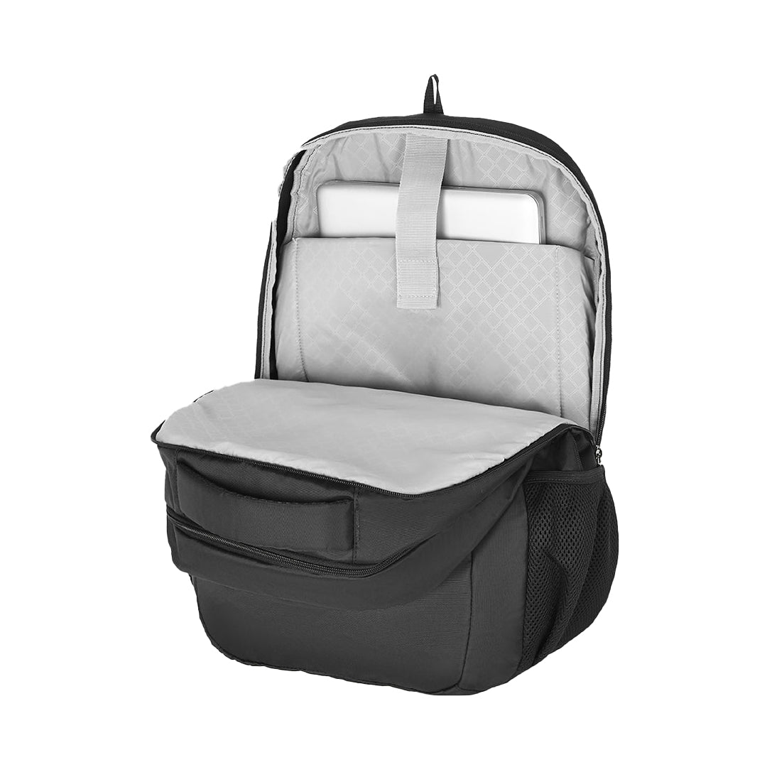 Safari Delta Plus Laptop and Raincover School backpack - Black