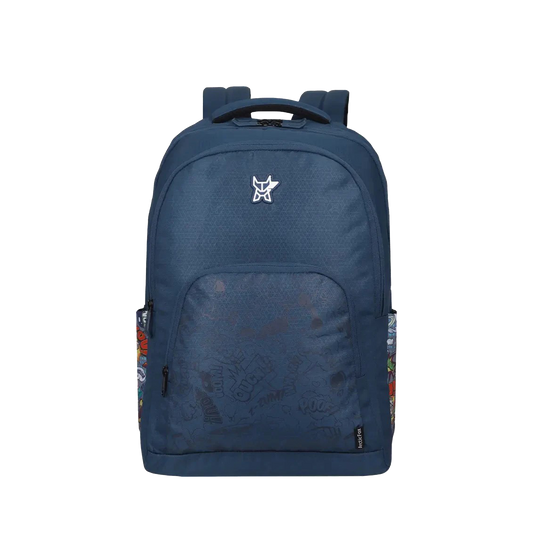 Arctic Fox Comic Dark Denim & Black Backpack