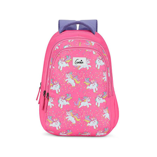 Genie Unicorn 17" Junior Backpack - Pink