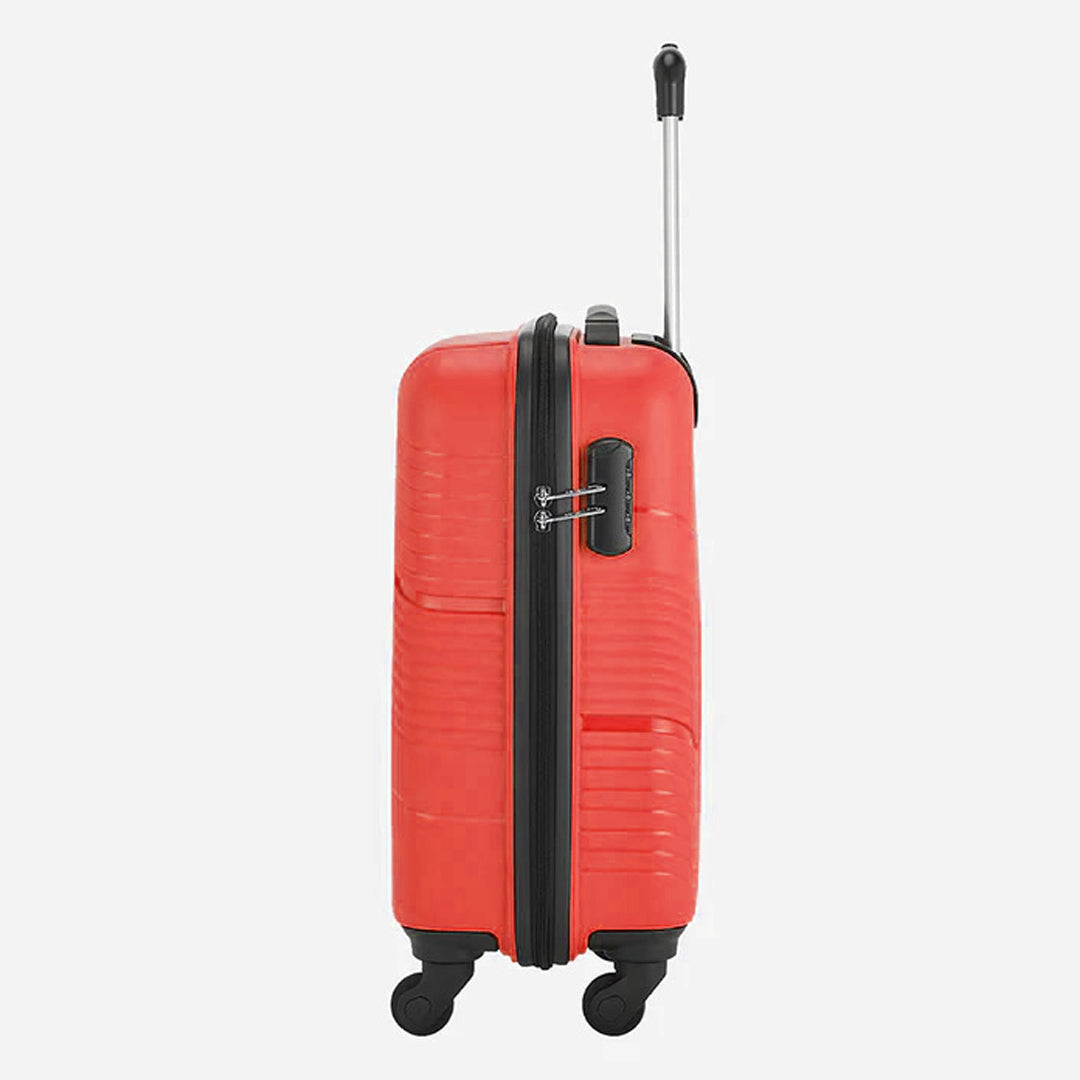 Safari Carter Hard Luggage With 4 Wheels - polypropylene