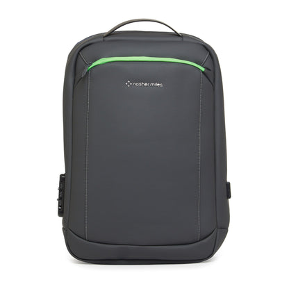 Nasher Miles Queens Passenger Workpack 22 Liters Water Resistant, Padded, Premium Reversed Polyester Laptop Backpack | Number Lock with USB charging| Unisex | Ideal For Office
