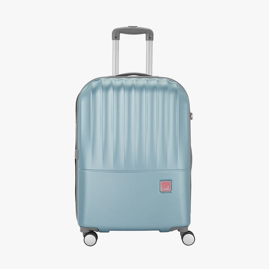 Genie Palm Hard Luggage Set Of 3 Pcs - Pearl Blue