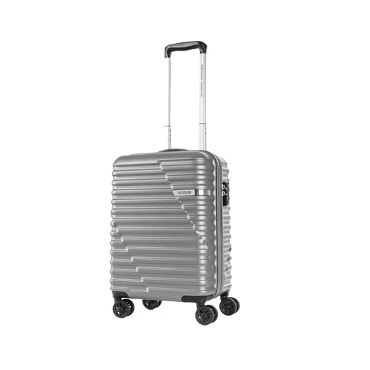 American Tourister SkyBridge ABS Hard-Sided 8-Wheel Spinner Check-in Luggage – 28" (Silver)