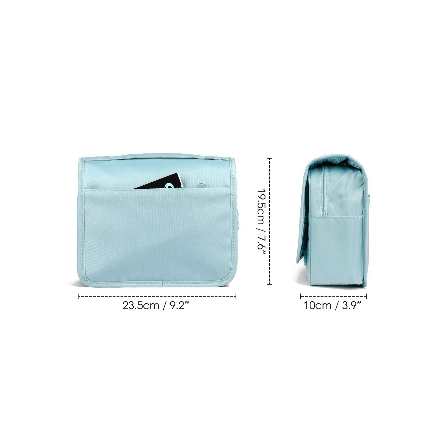 Travel Hanging Toiletry Bag – Large Capacity Waterproof Cosmetic &amp; Shower Organizer