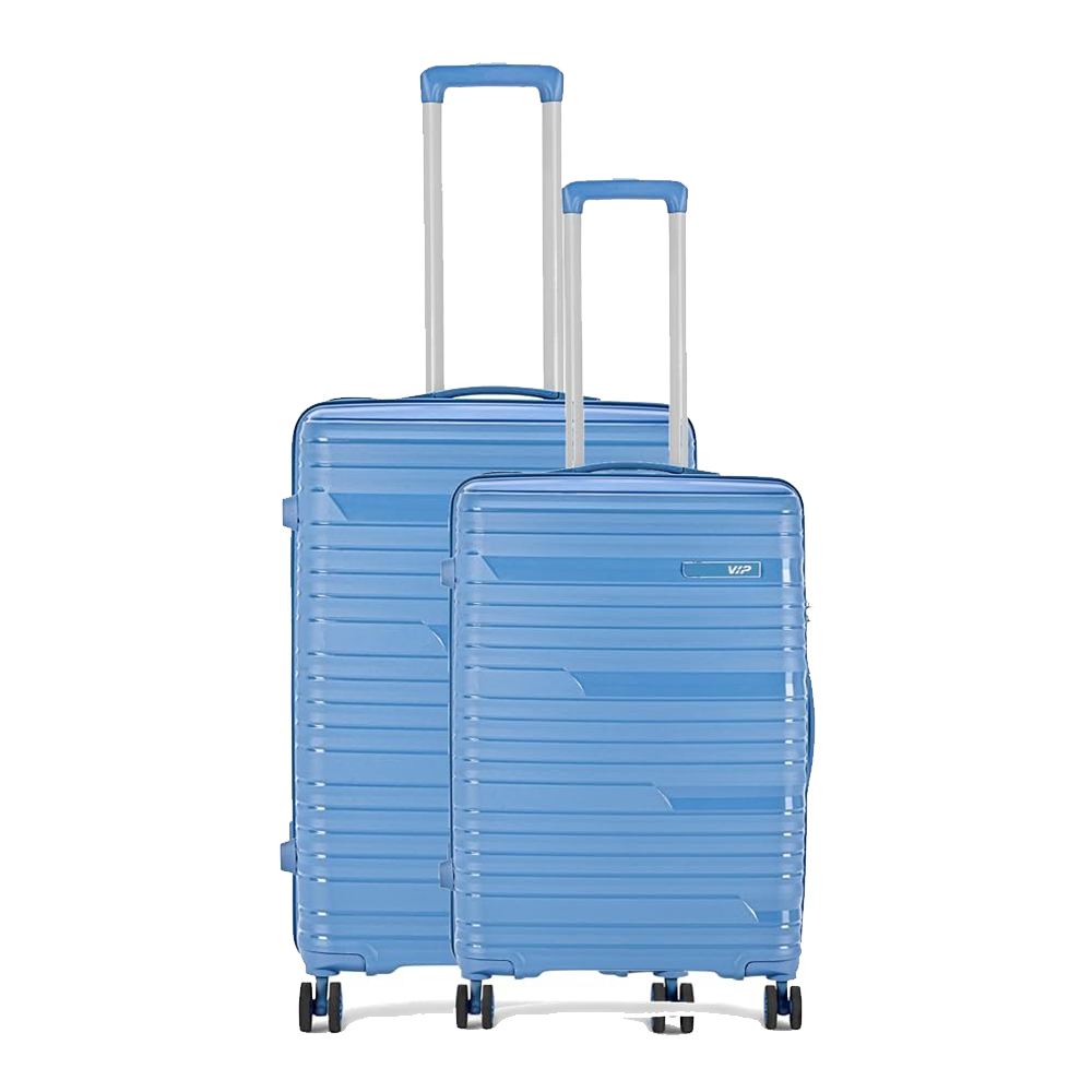 Matrix 2-Piece Trolley Luggage Set – Olive Green & Ocean Blue VIP