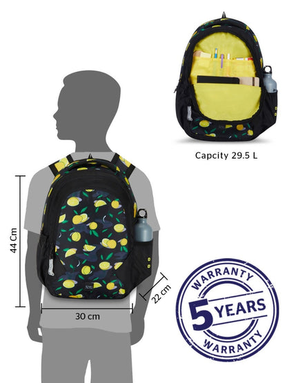 WIKI Girl 1Citrus Black Backpack