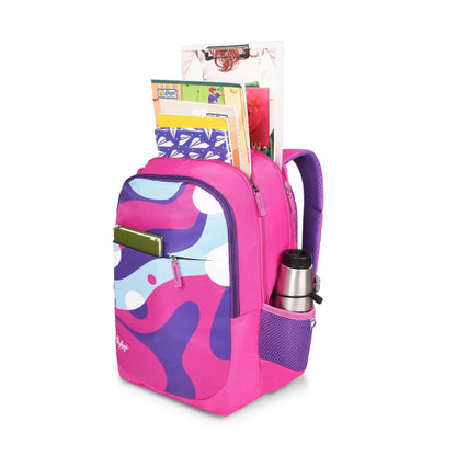 Skybags Squad 03 School Backpack Pink