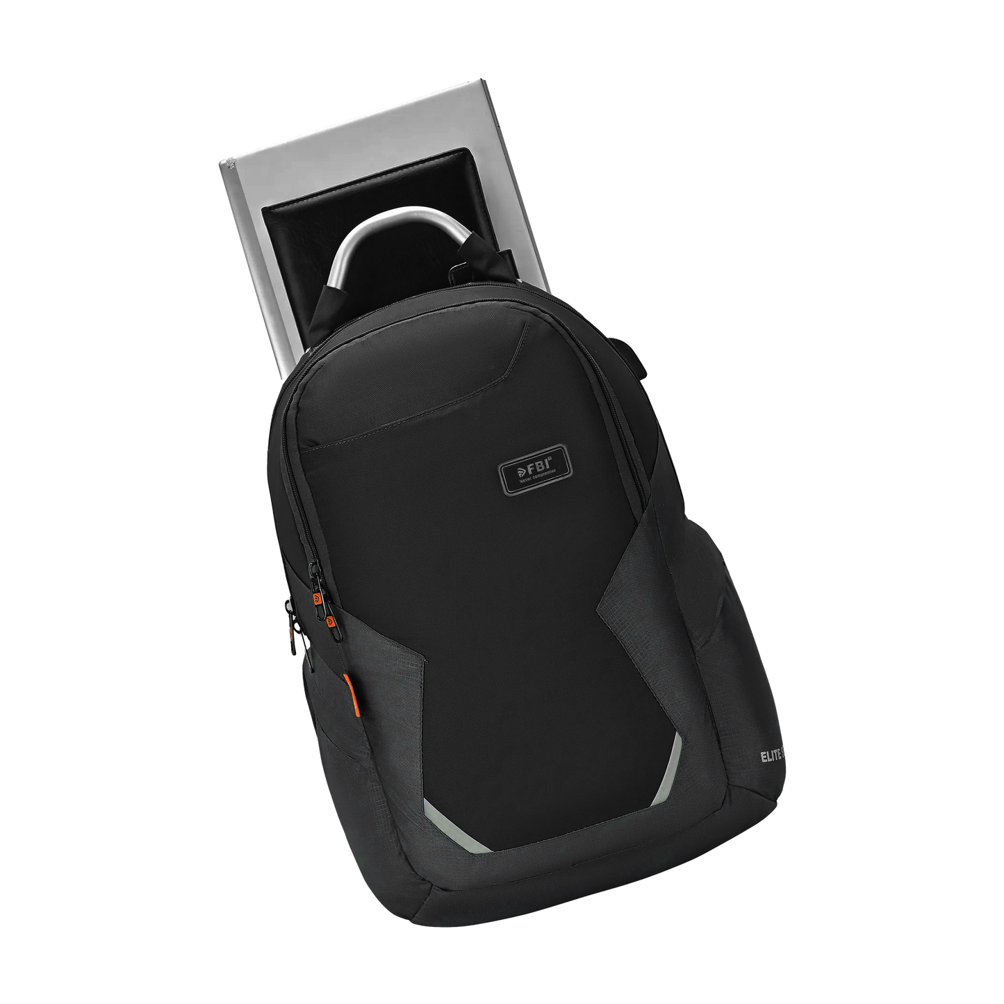 FABCO S-194-Backpack Bag 3 Compartment 3 Pockets Aluinium Handle Trolley Handle Strap With Velvet Cover Laptop Compartment