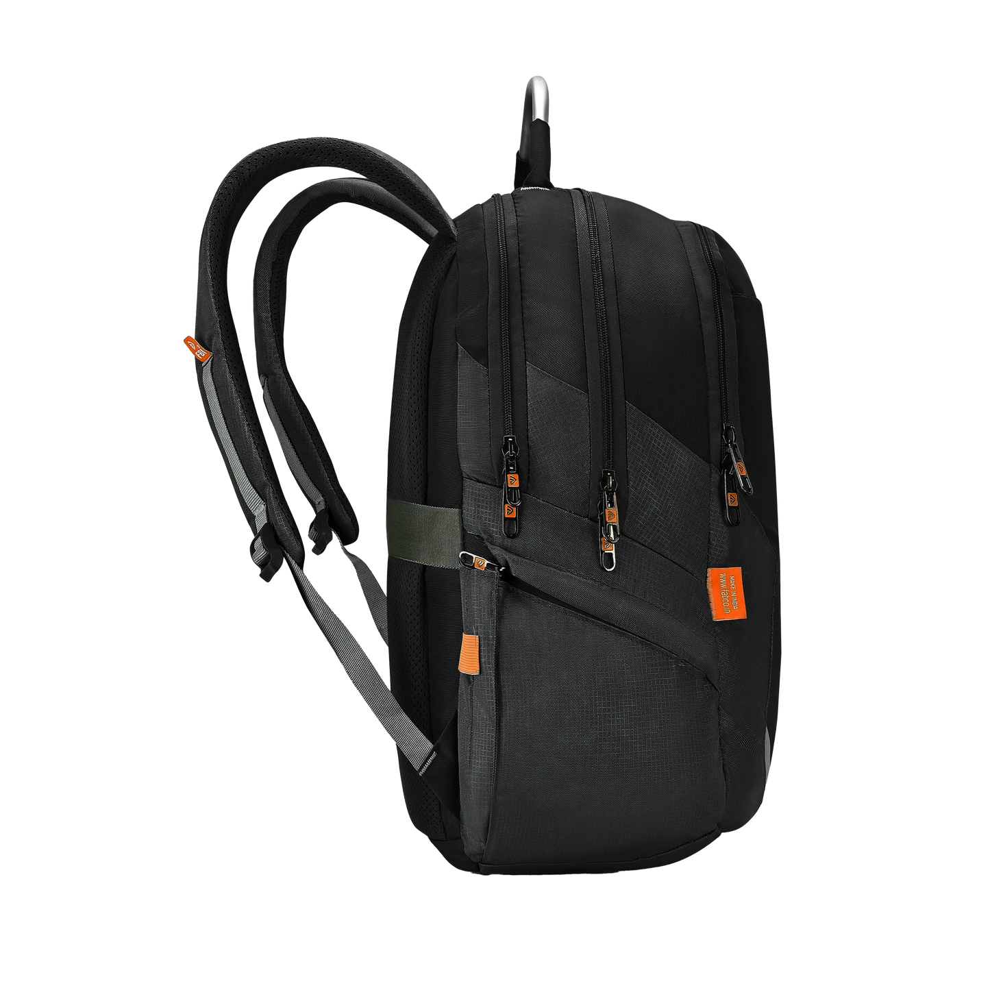 FABCO S-194-Backpack Bag 3 Compartment 3 Pockets Aluinium Handle Trolley Handle Strap With Velvet Cover Laptop Compartment