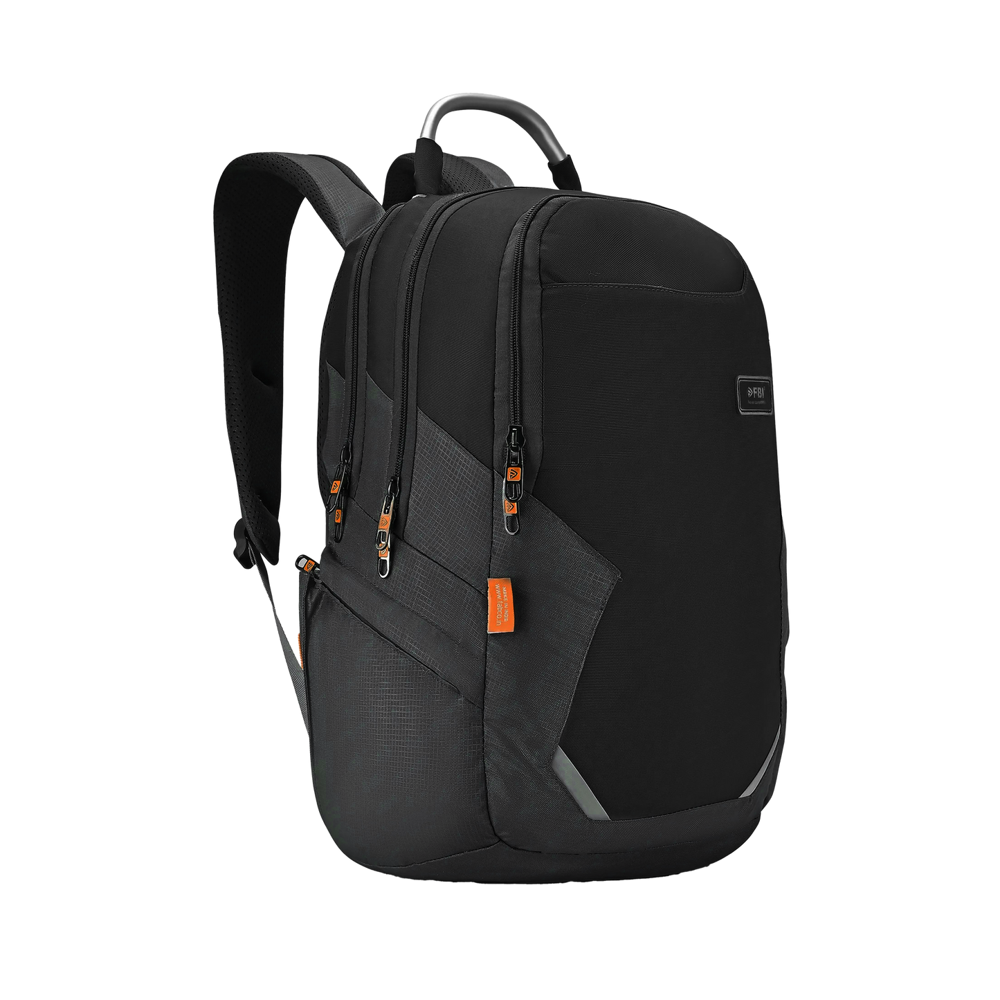 FABCO S-194-Backpack Bag 3 Compartment 3 Pockets Aluinium Handle Trolley Handle Strap With Velvet Cover Laptop Compartment