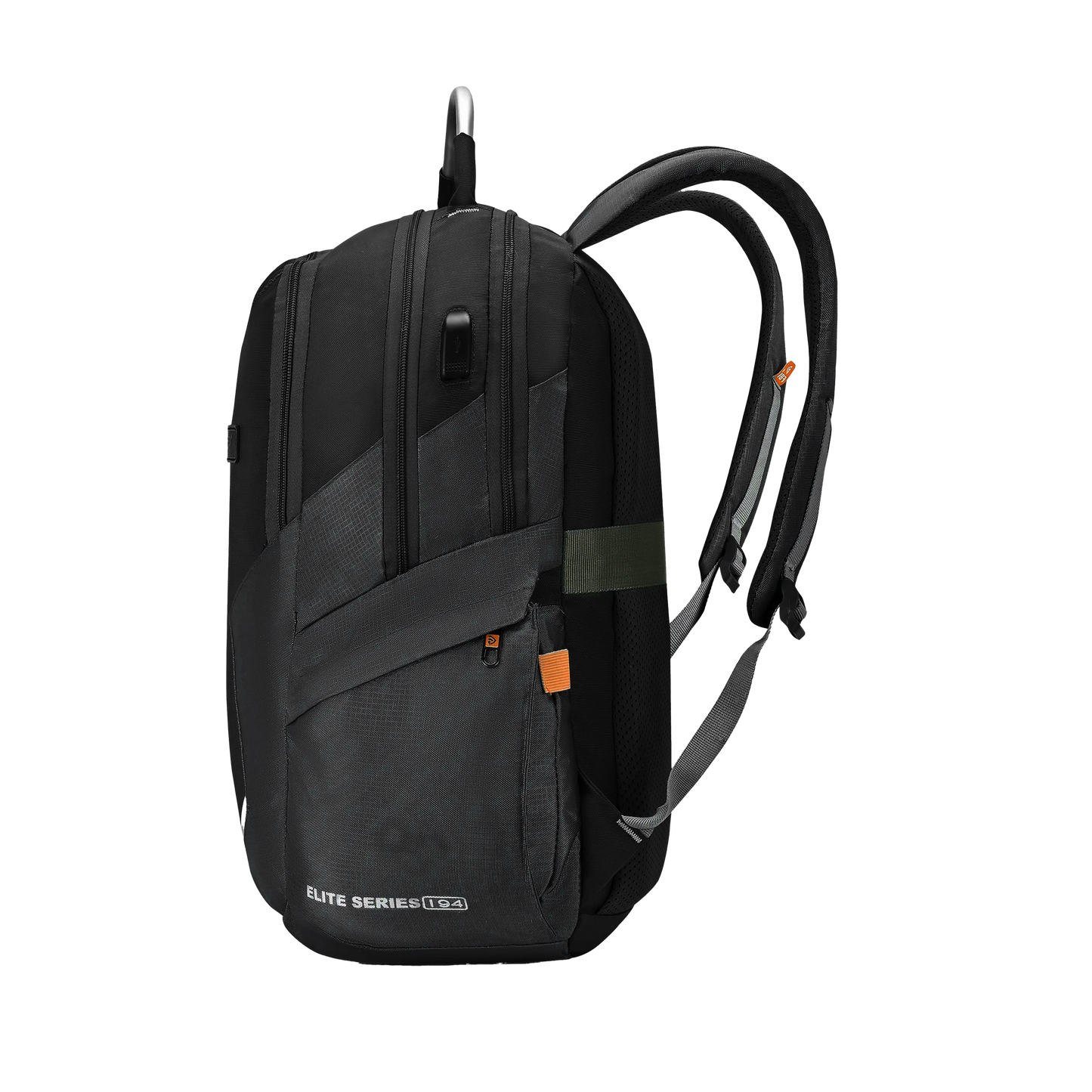 FABCO S-194-Backpack Bag 3 Compartment 3 Pockets Aluinium Handle Trolley Handle Strap With Velvet Cover Laptop Compartment